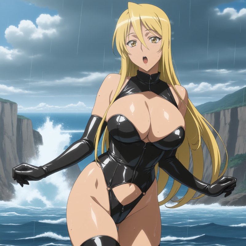 Waifu đẹp nhất với nụ hôn gió nhẹ nhàng