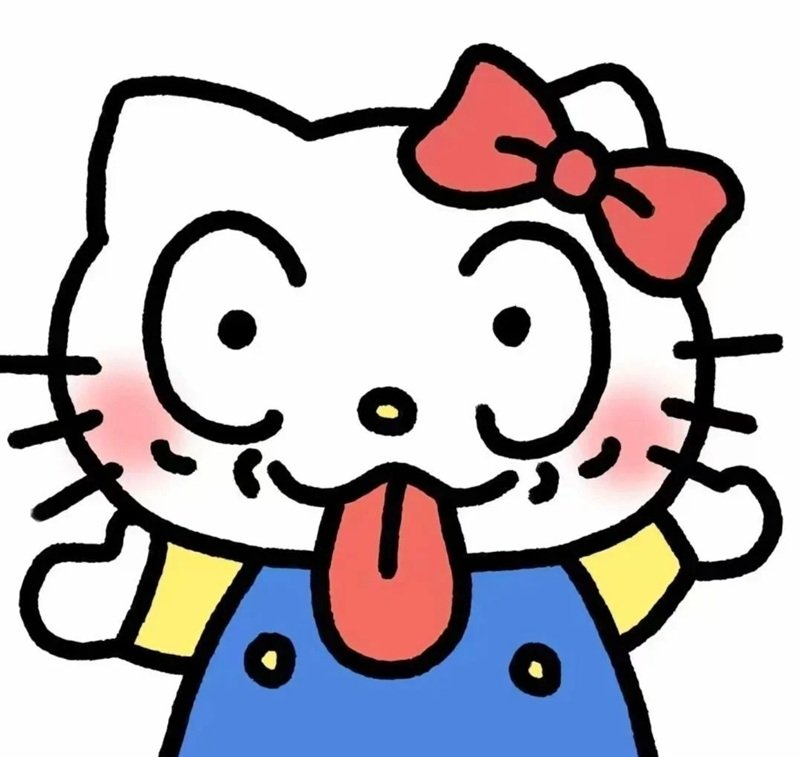 Hình meme hello kitty đáng yêu dành cho bạn bè