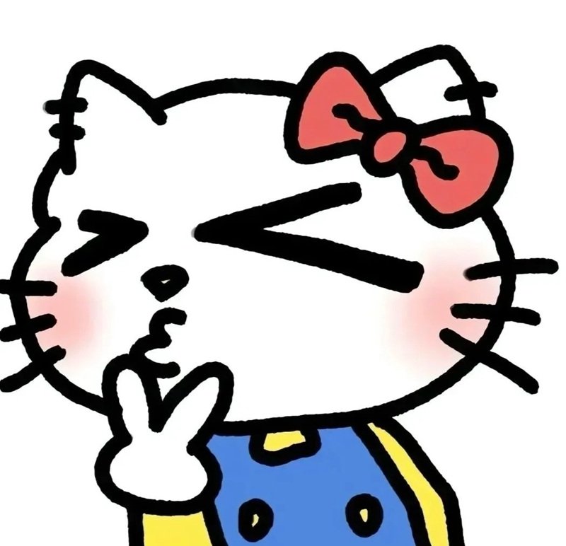 Meme hello kitty cute phù hợp làm ảnh phản ứng