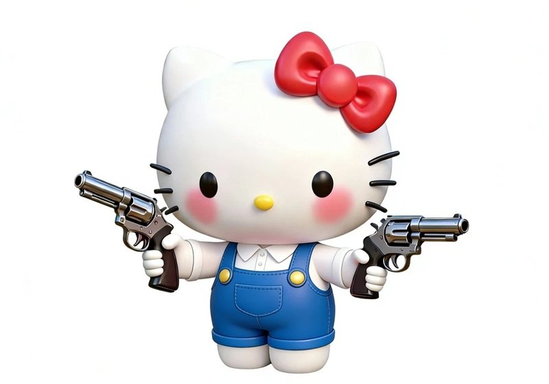 Meme hello kitty đáng yêu khiến ai cũng bật cười