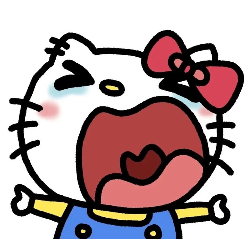 Biểu cảm vui nhộn trong loạt meme hello kitty cực xinh