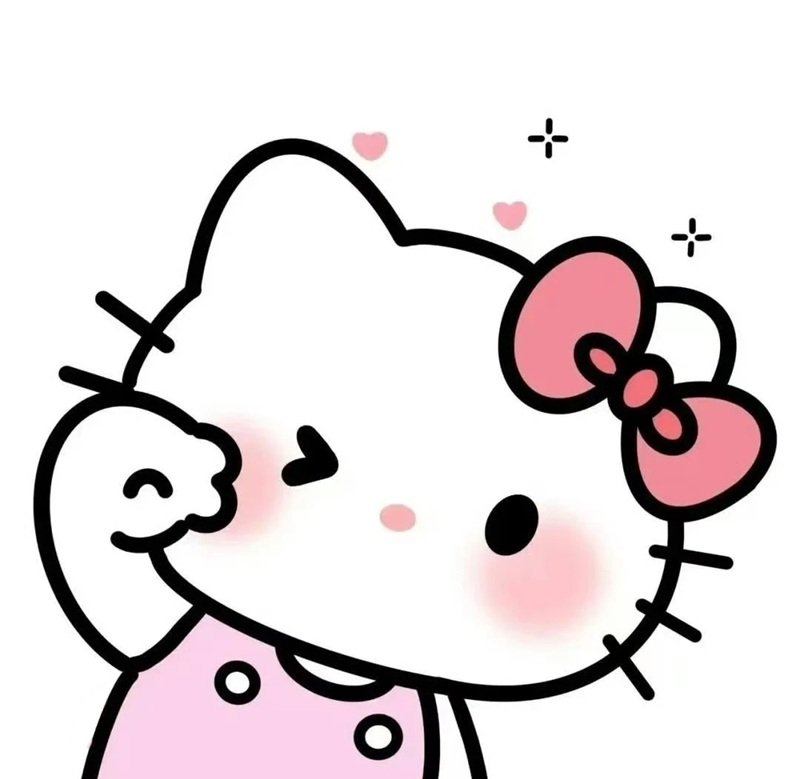 Meme hello kitty dễ thương dùng để comment