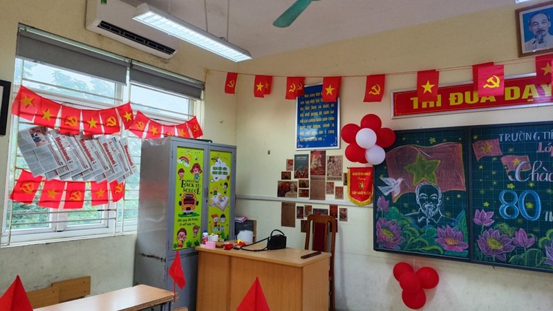 trang trí 2 9 trường mầm non