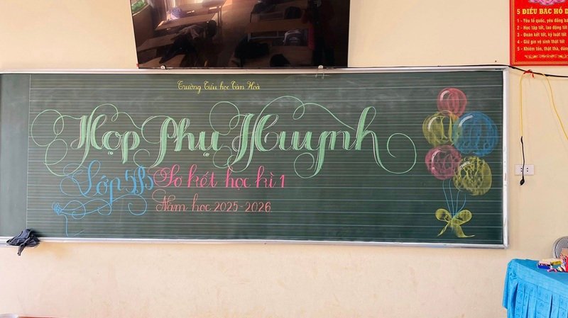 trang trí bảng họp phụ huynh 11