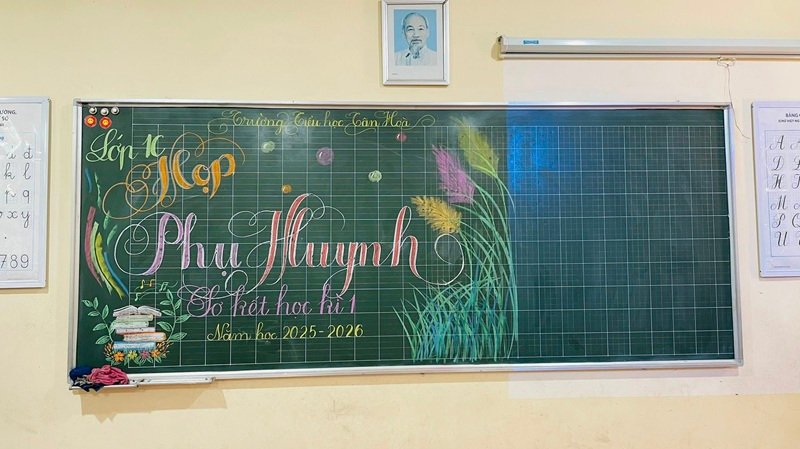 trang trí bảng họp phụ huynh 13