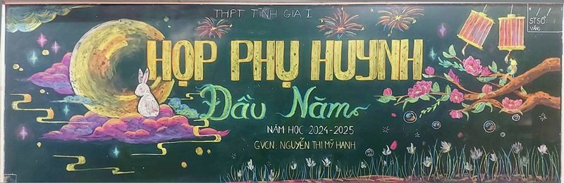 trang trí bảng họp phụ huynh 14