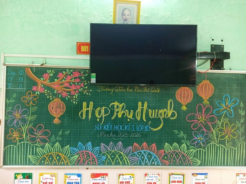 trang trí bảng họp phụ huynh 15