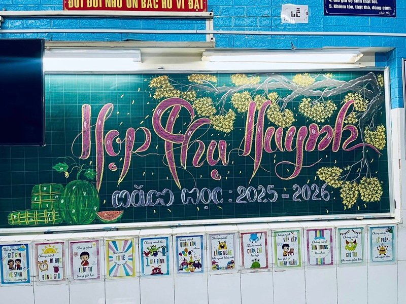 trang trí bảng họp phụ huynh 22