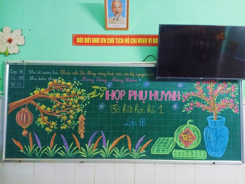 trang trí bảng họp phụ huynh 23