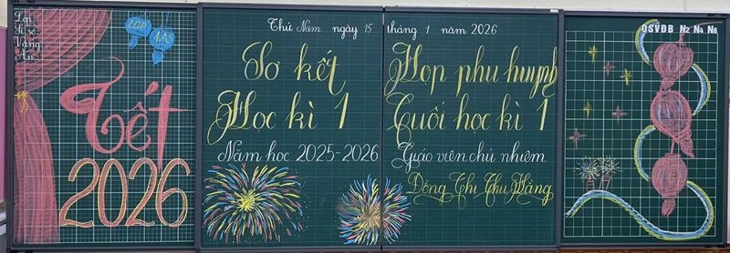 trang trí bảng họp phụ huynh 25