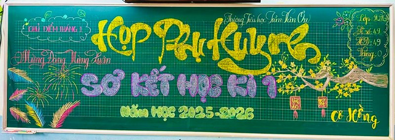trang trí bảng họp phụ huynh 3