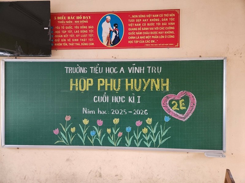 trang trí bảng họp phụ huynh 4
