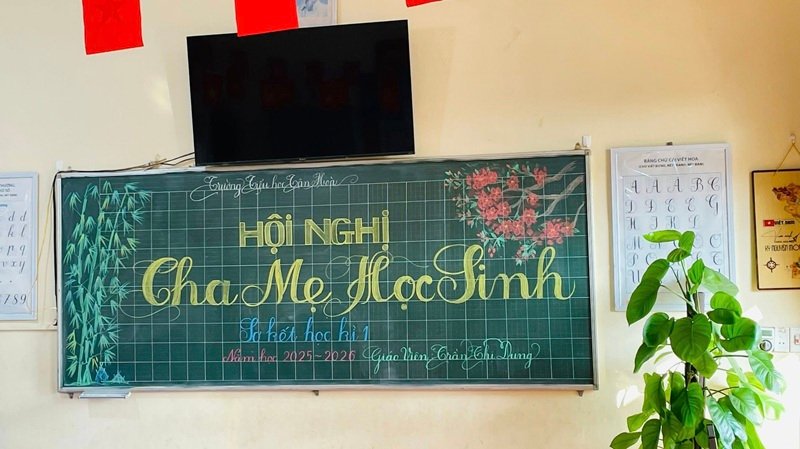 trang trí bảng họp phụ huynh 5
