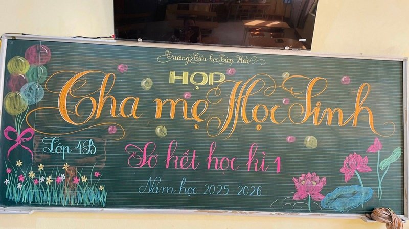 trang trí bảng họp phụ huynh 7
