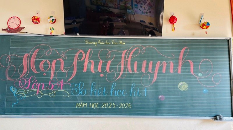 trang trí bảng họp phụ huynh 9
