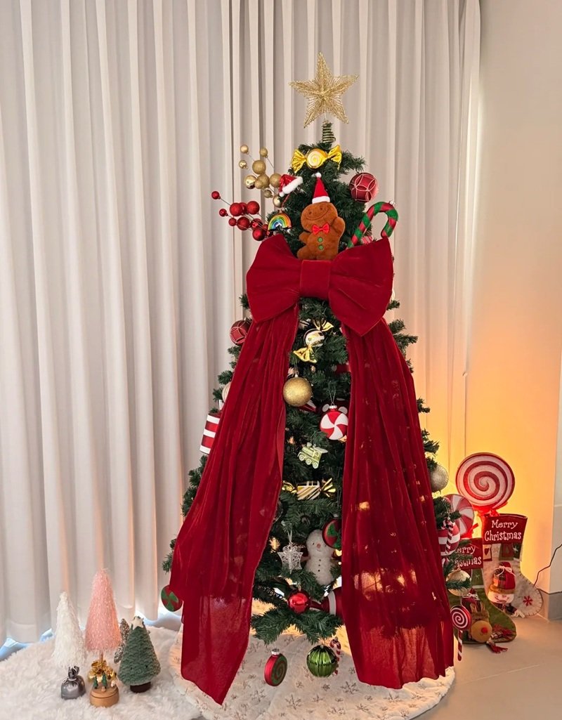 Trang trí cây thông noel tại nhà cực đẹp