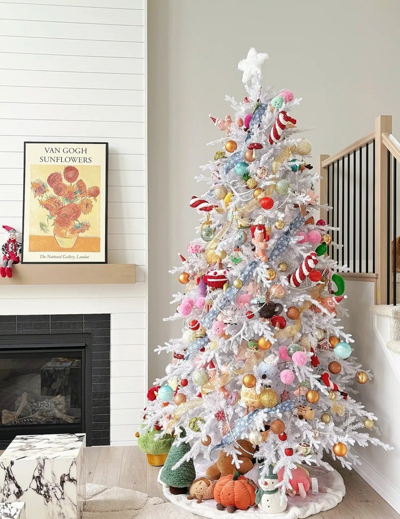 Trang trí cây thông noel đơn giản mà đẹp