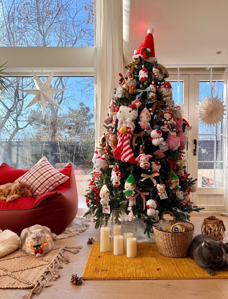 Trang trí cây thông noel cực kỳ đơn giản