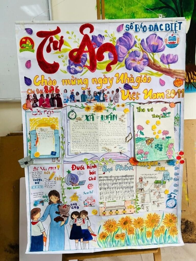 trang trí đầu báo tường 40