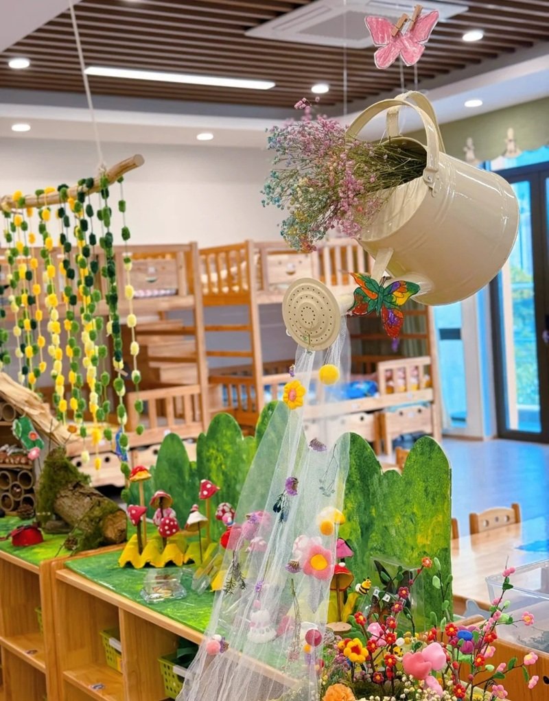 trang trí lớp mầm non theo hướng mở 21