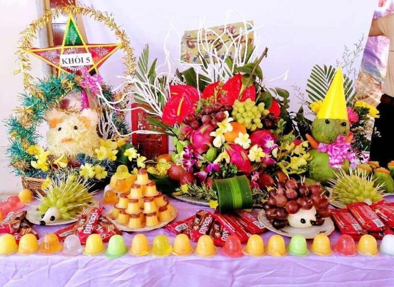 trang trí mâm cỗ trung thu 14