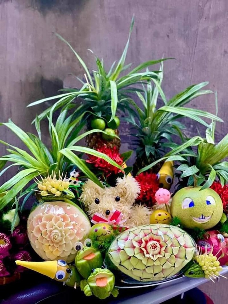 trang trí mâm cỗ trung thu 17
