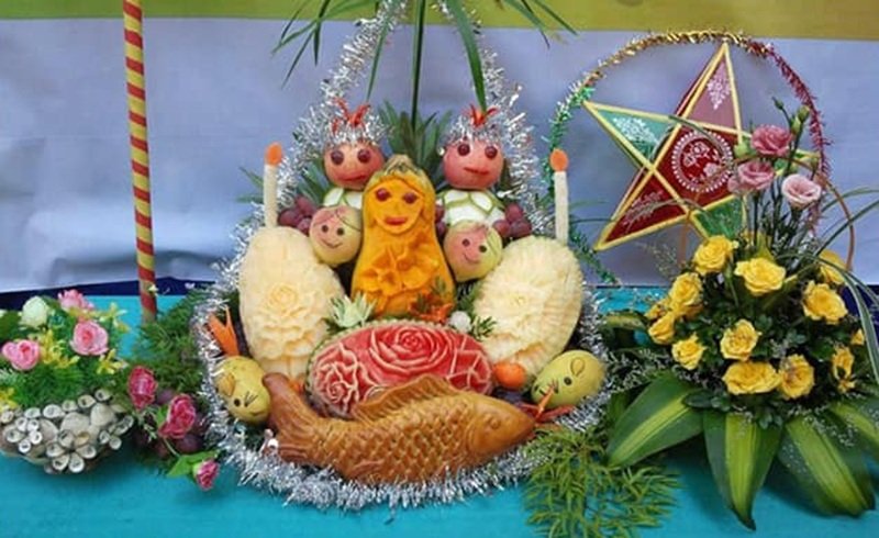 trang trí mâm cỗ trung thu 18