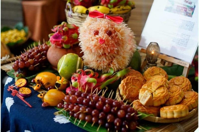 trang trí mâm cỗ trung thu 24
