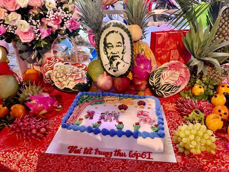 trang trí mâm cỗ trung thu 3