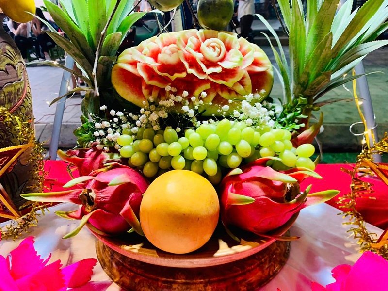 trang trí mâm cỗ trung thu 6