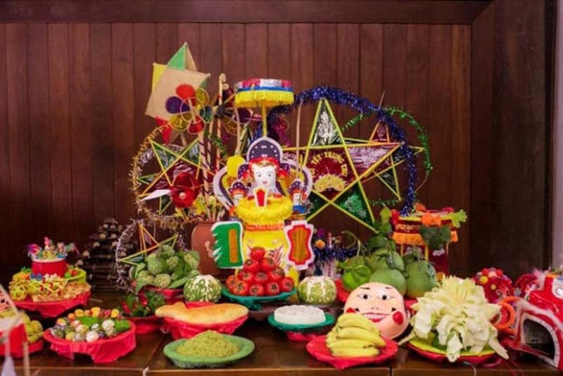 trang trí mâm cỗ trung thu 9