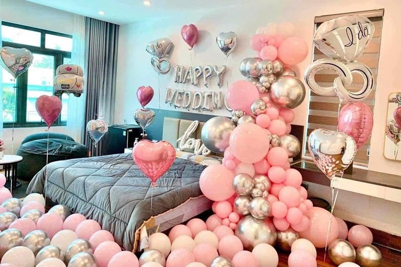 Trang trí phòng cưới đẹp lãng mạn