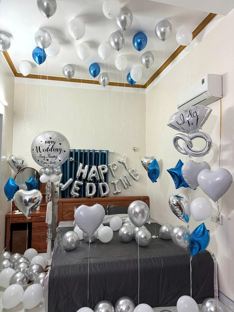 Mẫu trang trí phòng cưới hiện đại