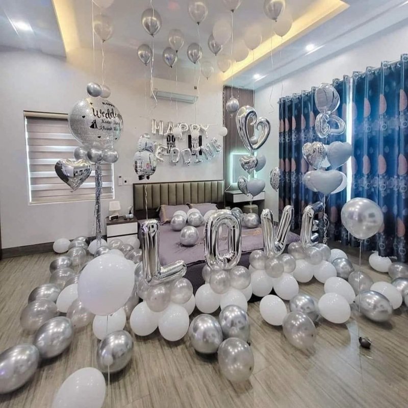 Trang trí phòng cưới hiện đại sang trọng