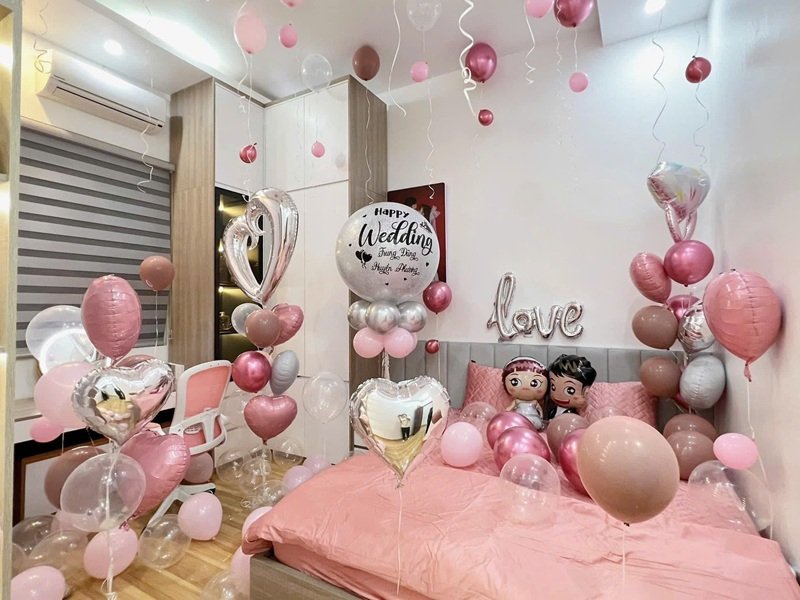 Hiện đại trang trí phòng cưới nổi bật