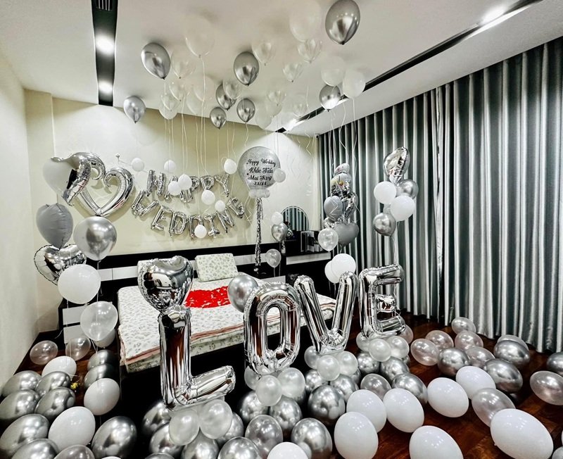 Cuốn hút trang trí phòng cưới hiện đại