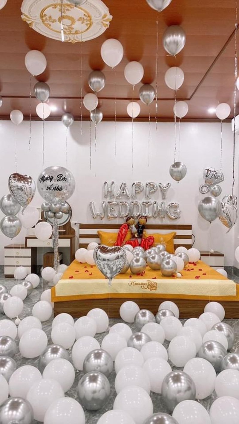 Decor trang trí phòng cưới nổi bật