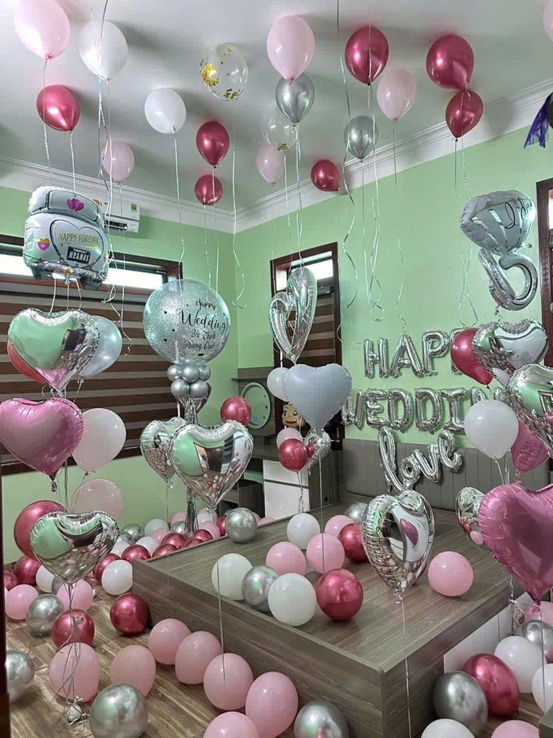 Trang trí phòng cưới đầy cảm xúc