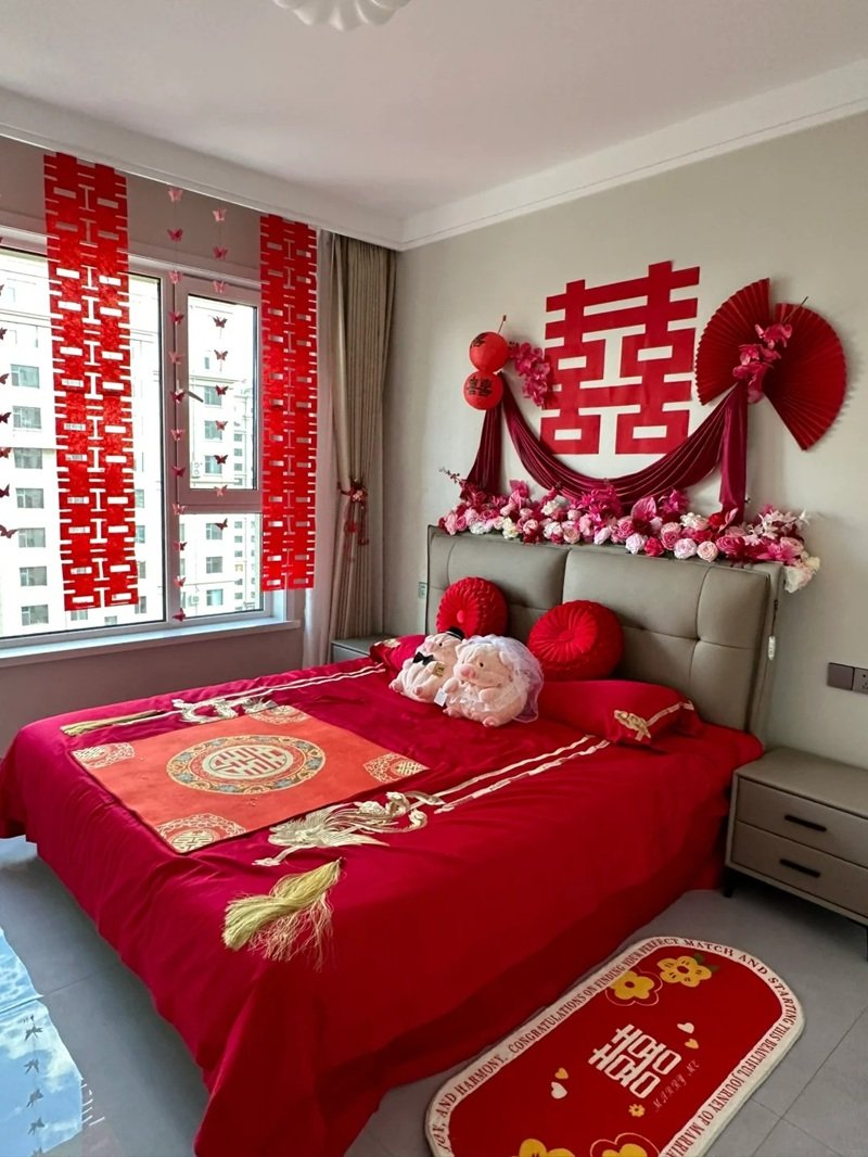 Trang trí phòng cưới lung linh nổi bật