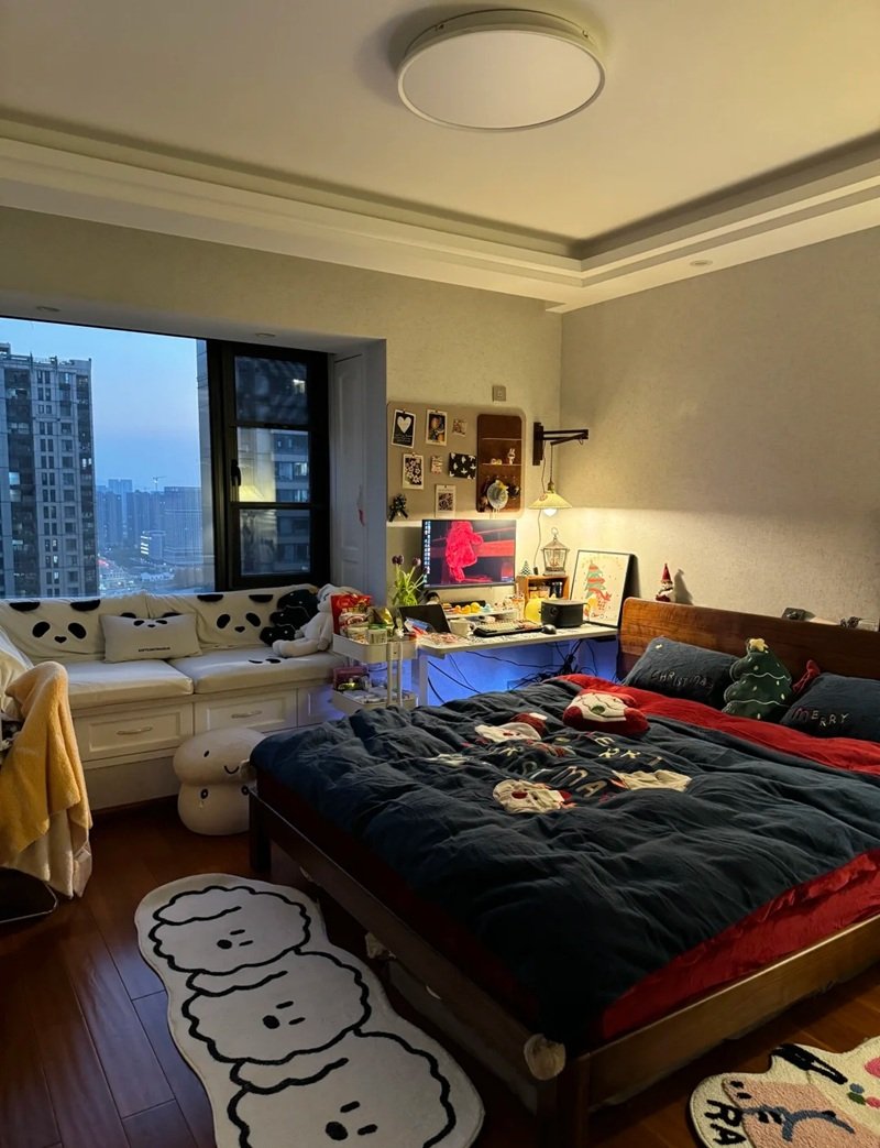 Trang trí phòng ngủ màu xanh thư giãn