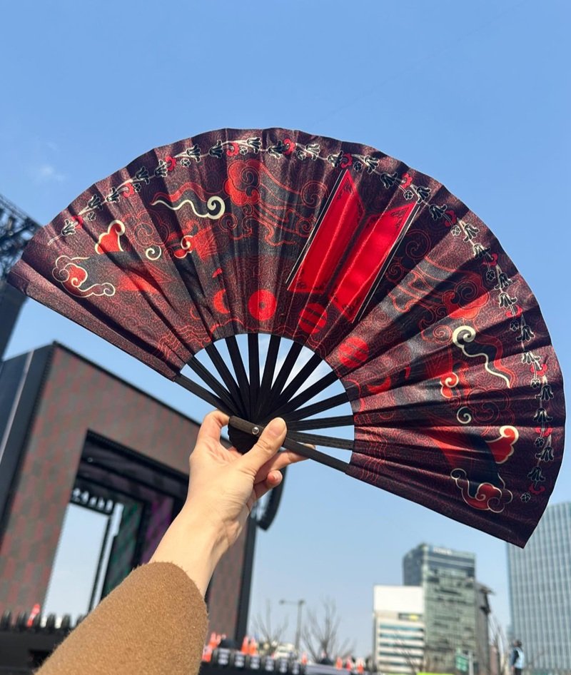 Decor quạt giấy trang trí quạt giấy