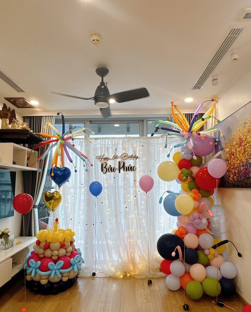 Decor bóng bay trang trí sinh nhật