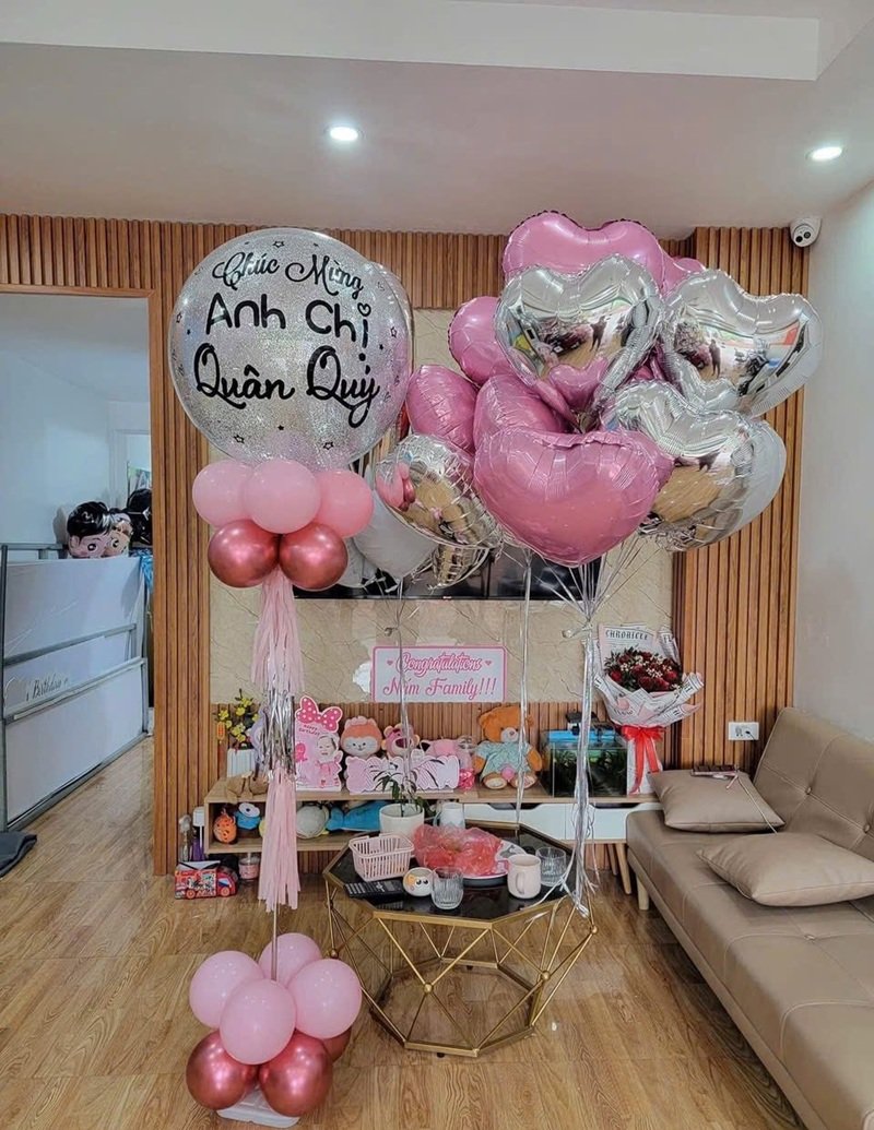 Trang trí sinh nhật cực kỳ rực rỡ