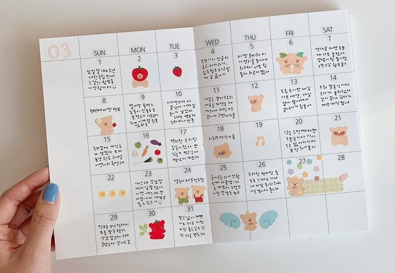 trang trí thời khóa biểu 17
