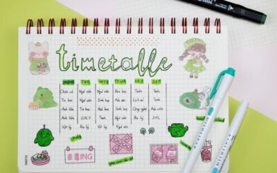 trang trí thời khóa biểu 18