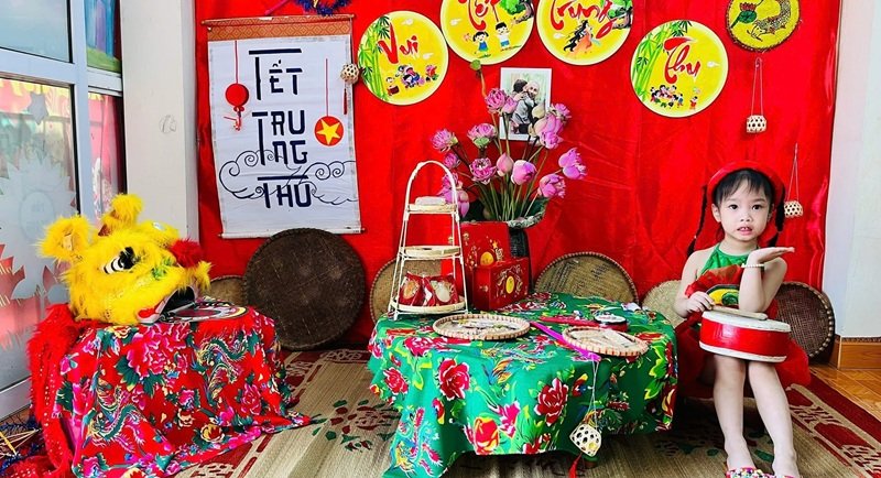 Lồng đèn đẹp trang trí trung thu