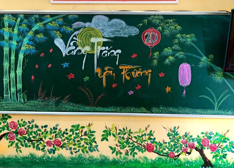 Trang trí trung thu cực kỳ bắt mắt