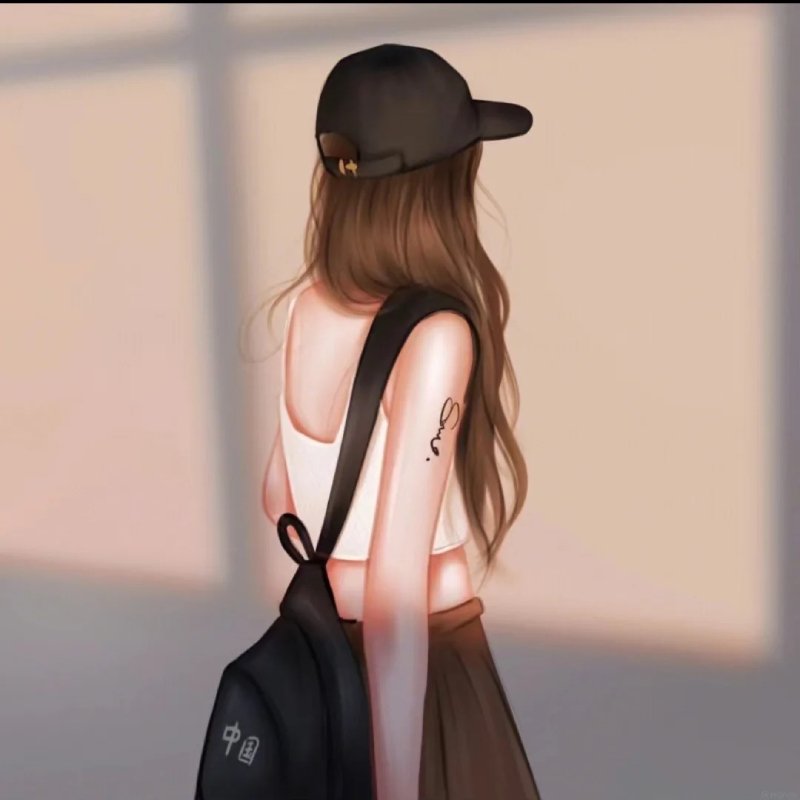 avatar tóc dài chụp sau lưng 13