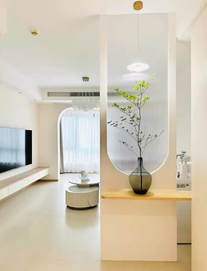 mẫu vách ngăn trang trí phòng khách tuyệt đẹp 13