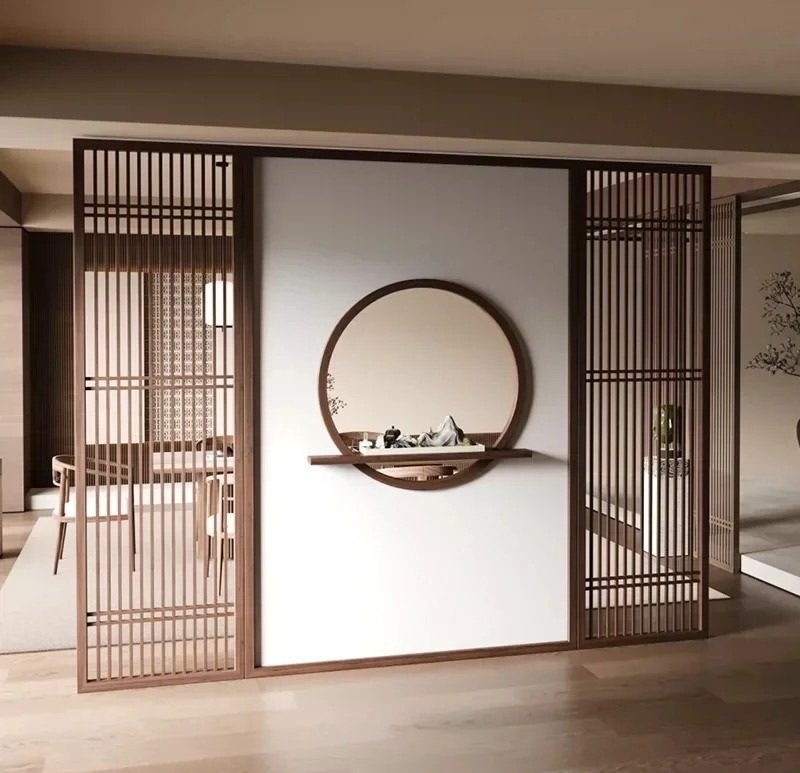 mẫu vách ngăn trang trí phòng khách tuyệt đẹp 22